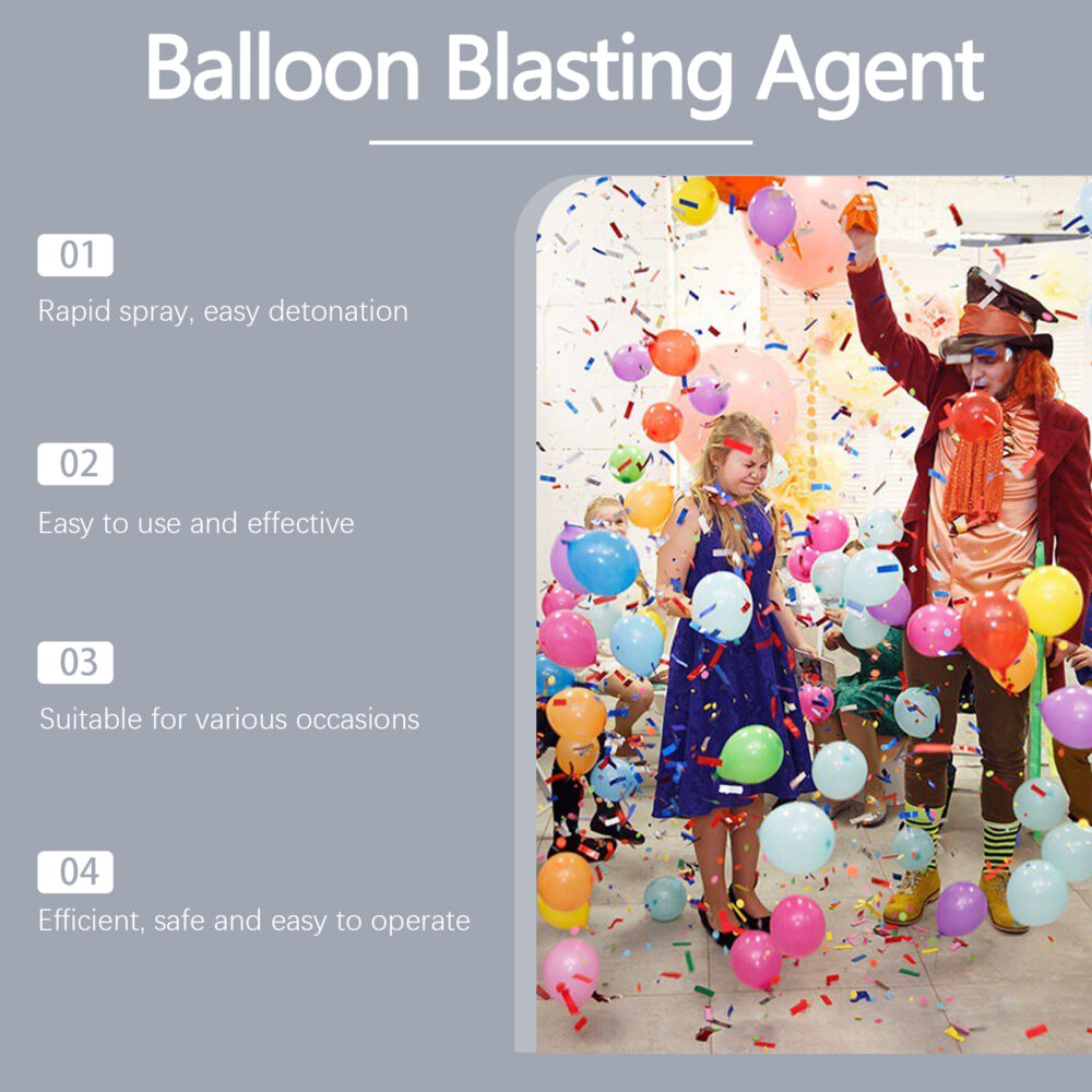 Wedding Balloons Free Binding Safety Latex Balloon Ambiance Spray #JL05-w13182305 - Image 8