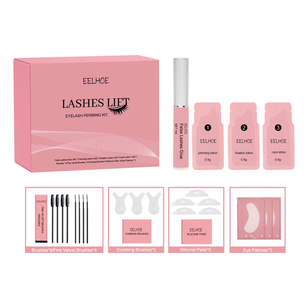 Lash Lift Set, Natural Beauty Slim Thick Curl Mild Non-Smudding Eyelash Set #JL05-w13161376 - Image 9