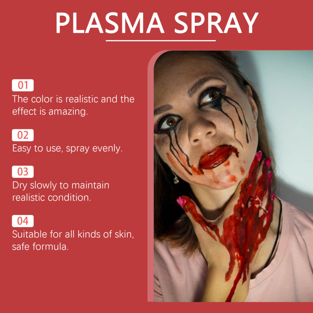 Halloween Plasma Spray Realistic Atmosphere Skin Effects Halloween Simulation Fake Plasma Makeup #JL05-w13161372 - Image 7