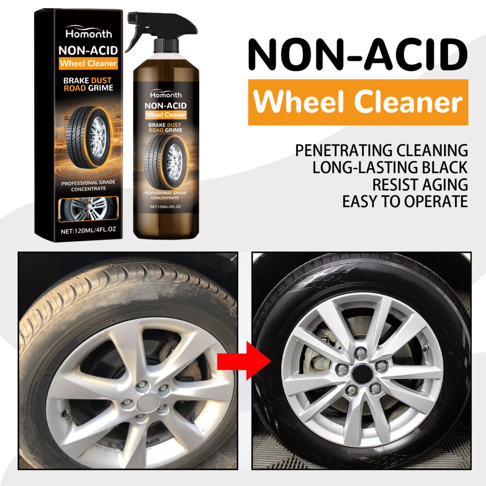 Non-Acid Wheel Cleaner, Wheel Hub Renovation Cleaning And Polishing Maintenance Multi-Functional Cleaning Agent #JL05-w13189193