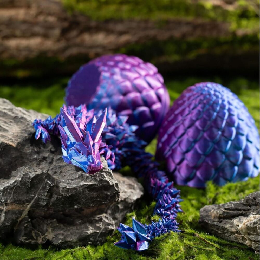 3D Dragon Egg Shaped Statue, Artificial Dragon Design Toy, Decoration Craft for Home Gifts, Year Of The Dragon Decoration, Party Supplies, Father's Day Gift, Summer Gift Ideas Ornaments business family festive decorations #WYL-w13100843 - Image 5