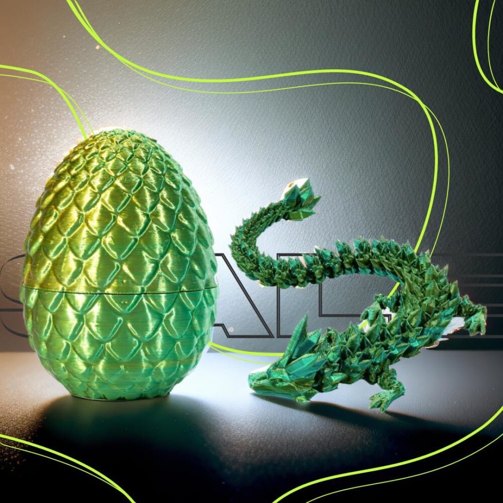 3D Dragon Egg Shaped Statue, Artificial Dragon Design Toy, Decoration Craft for Home Gifts, Year Of The Dragon Decoration, Party Supplies, Father's Day Gift, Summer Gift Ideas Ornaments business family festive decorations #JL05-w13100845 - Image 3