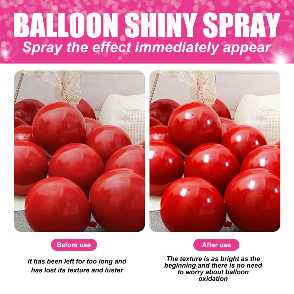 Balloon Shiny Spray, Keep The Surface Texture Of The Balloon Luster Lasting Without Oxidizing The Scene Decoration #JL05-w13146884 - Image 3