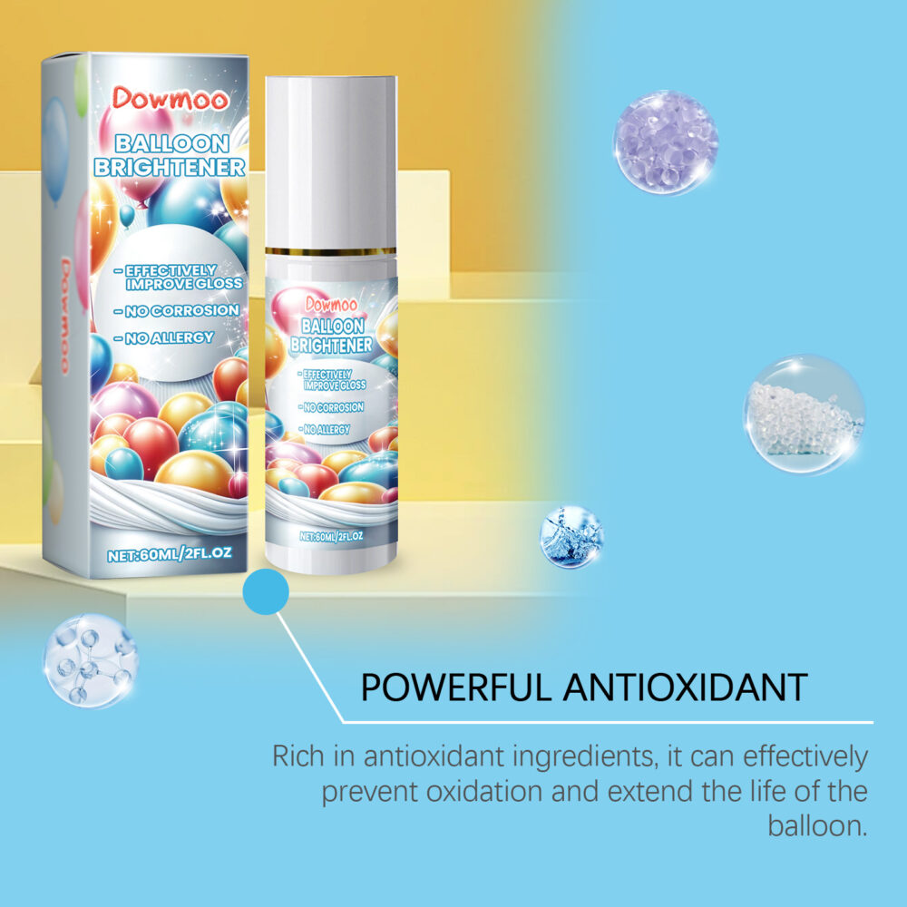 Balloon Decoration Brightener Spray, Balloon Surface Texture Gloss Anti-Oxidation Lasting Shine Spray #JL05-w13182301 - Image 3