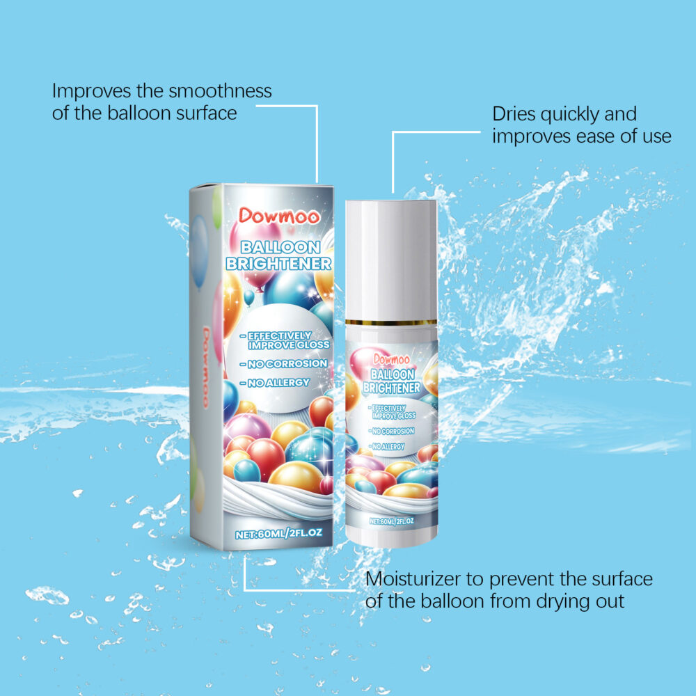 Balloon Decoration Brightener Spray, Balloon Surface Texture Gloss Anti-Oxidation Lasting Shine Spray #JL05-w13182301 - Image 4