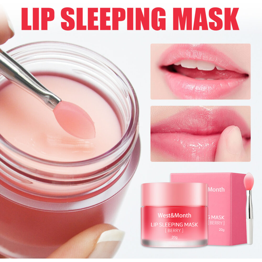 Lip Sleeping Mask, Moisturizing And Smoothing Lip Line Repair And Plump Lip Mask #JL05-w13190665