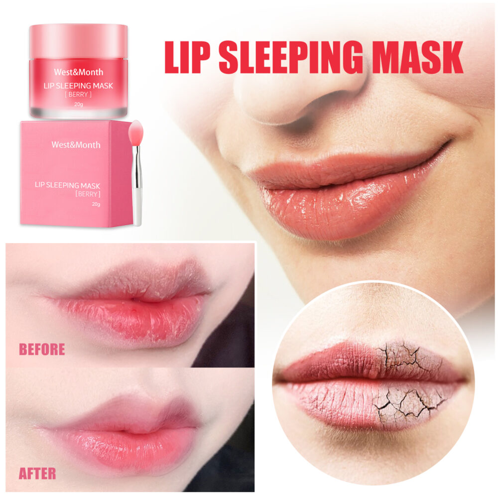 Lip Sleeping Mask, Moisturizing And Smoothing Lip Line Repair And Plump Lip Mask #JL05-w13190665 - Image 2