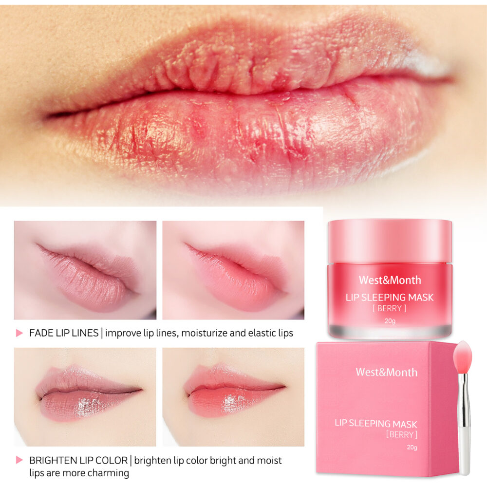 Lip Sleeping Mask, Moisturizing And Smoothing Lip Line Repair And Plump Lip Mask #JL05-w13190665 - Image 3