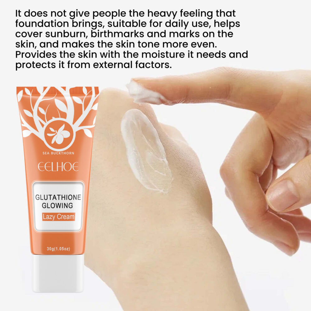 Brightening Whitening Cream Brightening Skin To Cover Spot Acne Marks Natural No Fake White Lazy Skin Cream #JL05-w13146908 - Image 2