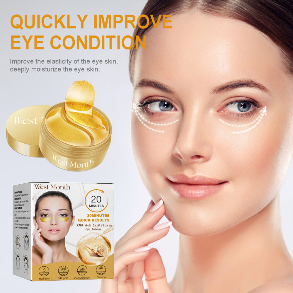 Gold Snail Eye Patch Hydrating Eye Patch Skin Care Around The Eyes #JL05-w13190692