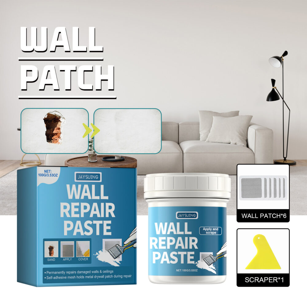 Wall Leak Fill Repair Plaster Set Home Wall Repair Cover Stain Reconditioning Paint #WYL-w13231058