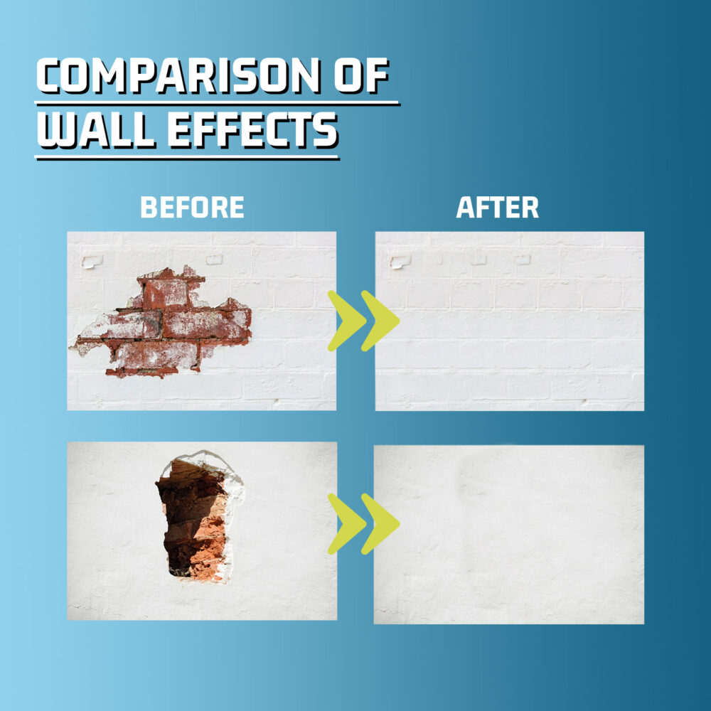 Wall Leak Fill Repair Plaster Set Home Wall Repair Cover Stain Reconditioning Paint #WYL-w13231058 - Image 2