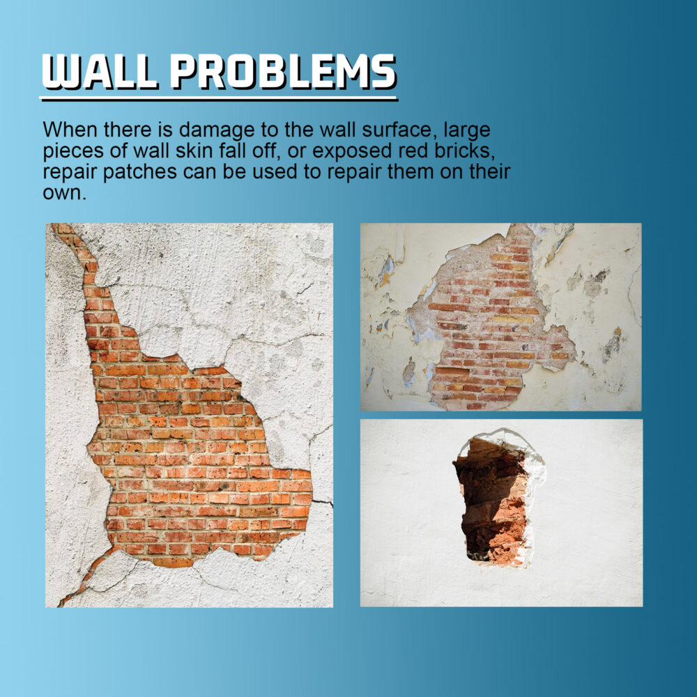 Wall Leak Fill Repair Plaster Set Home Wall Repair Cover Stain Reconditioning Paint #WYL-w13231058 - Image 3