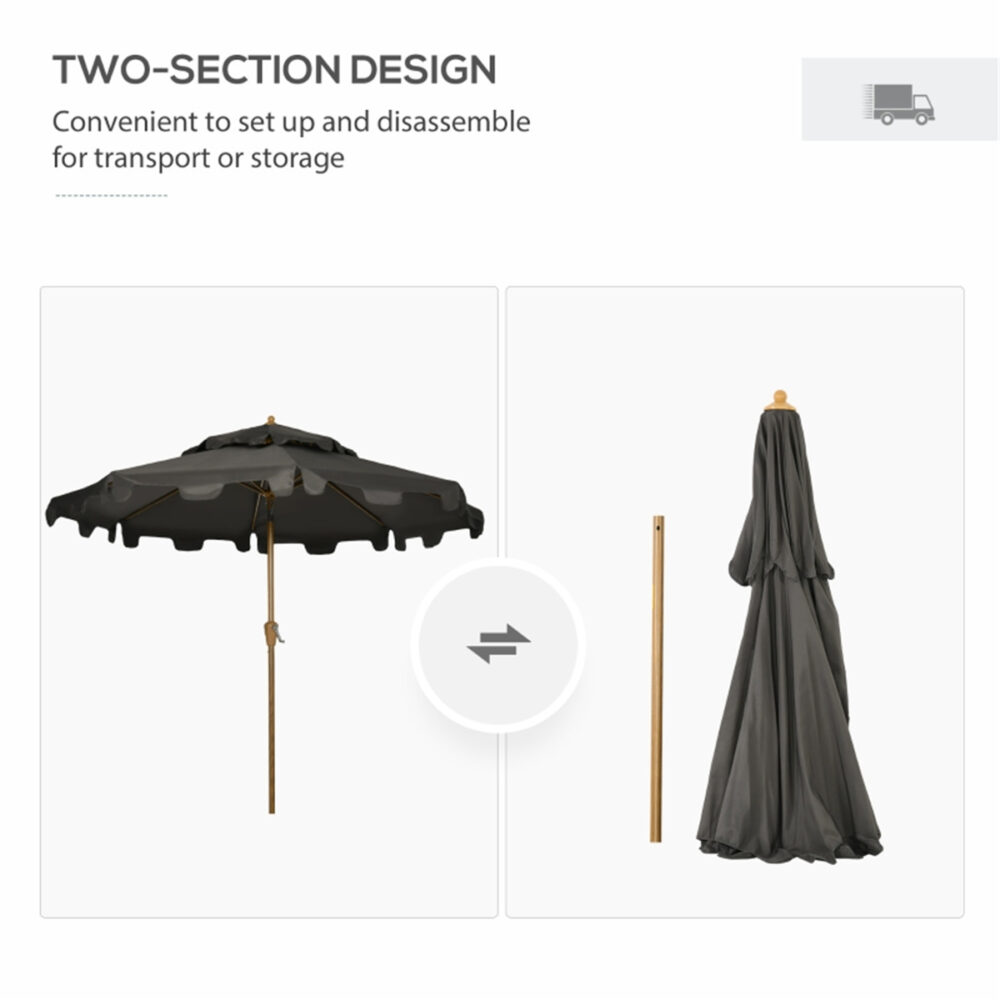 Outdoor beach umbrella/Sun Umbrella #SY-74859374 - Image 5