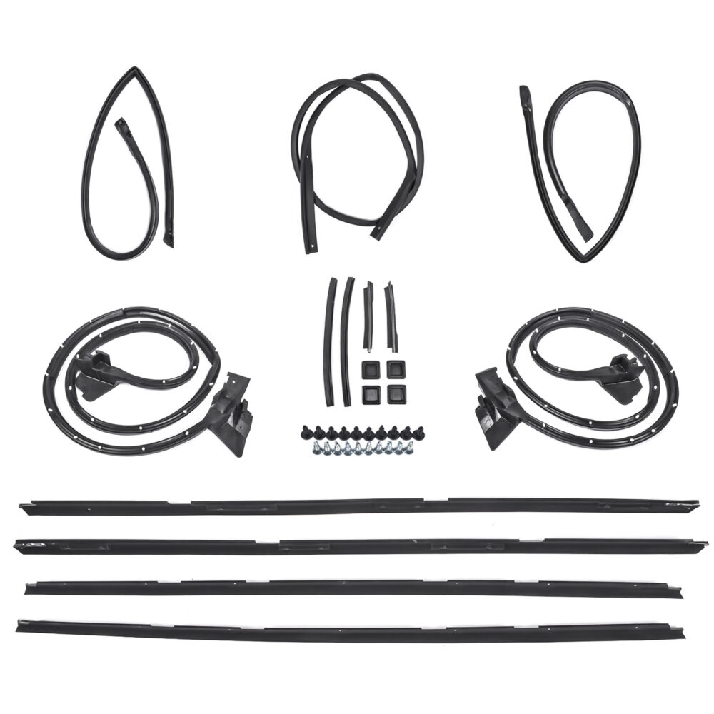 17Pcs Door Tailgate Weatherstripping Seal Kit For Chevy El Camino GMC Caballero 1978-1987 2135478 #JL06-89836068 - Image 3