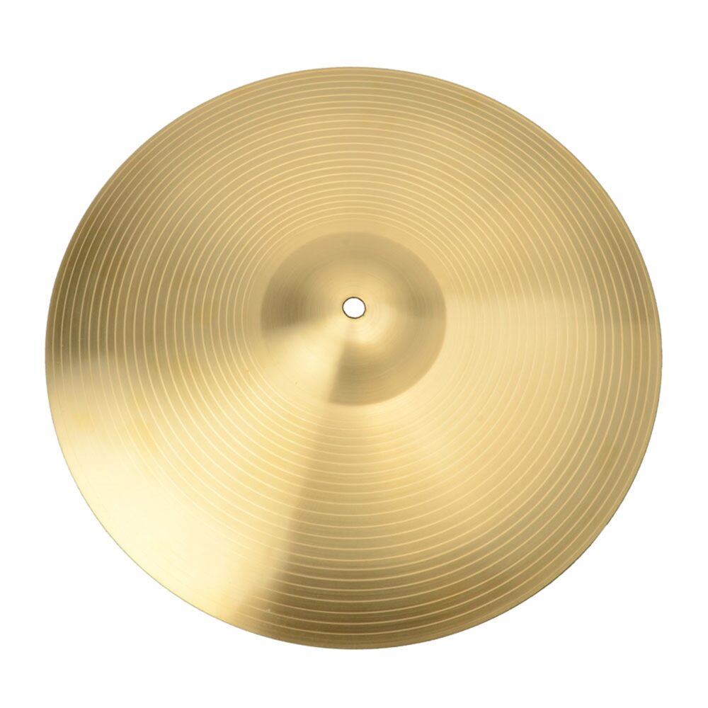 Professional 18" 0.8mm Copper Alloy Ride Cymbal for Drum Set Golden #JL06-00173036