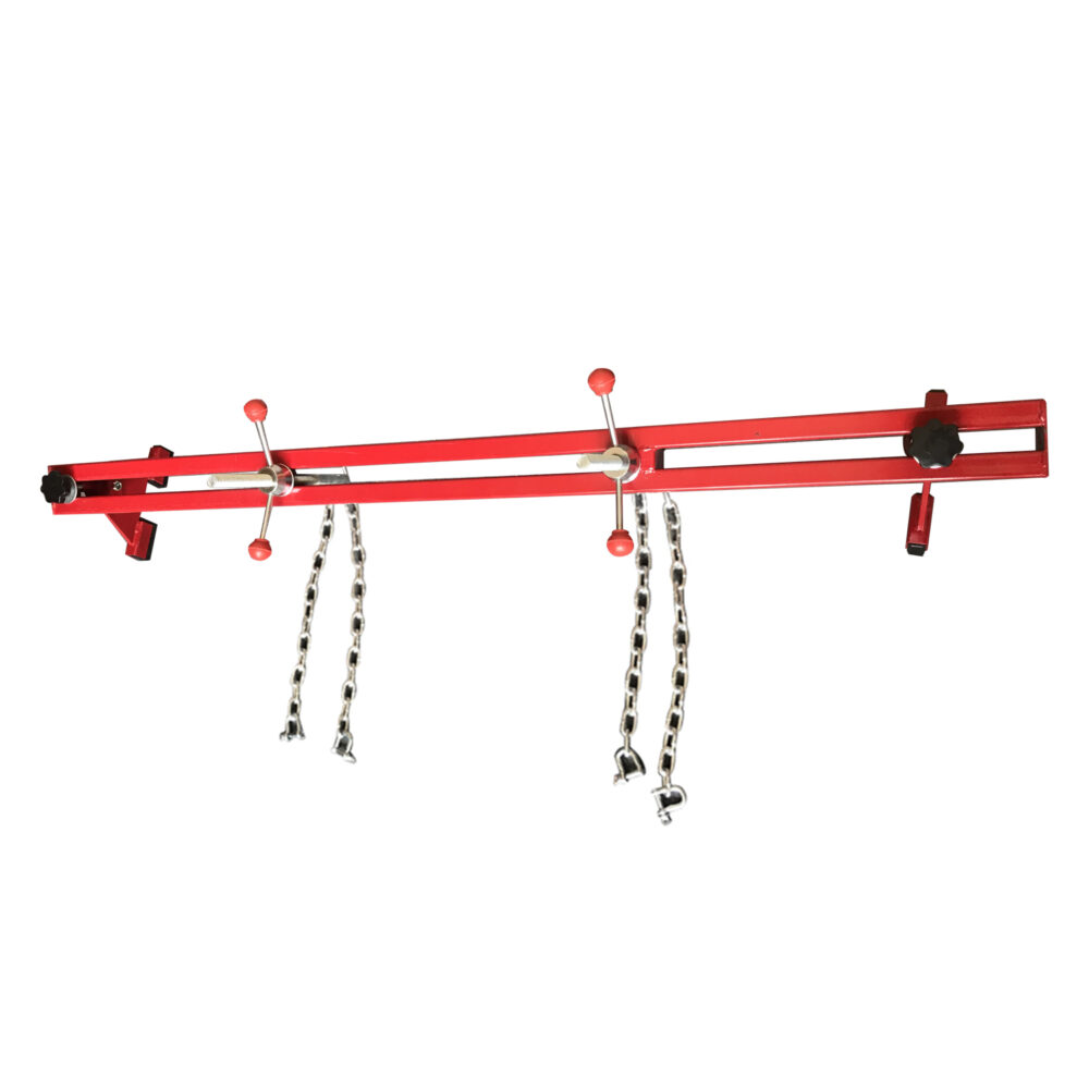 Engine Load Leveler 1100lbs Capacity Support Bar Transmission W/ Dual Hook Red #JL06-08391221 - Image 12