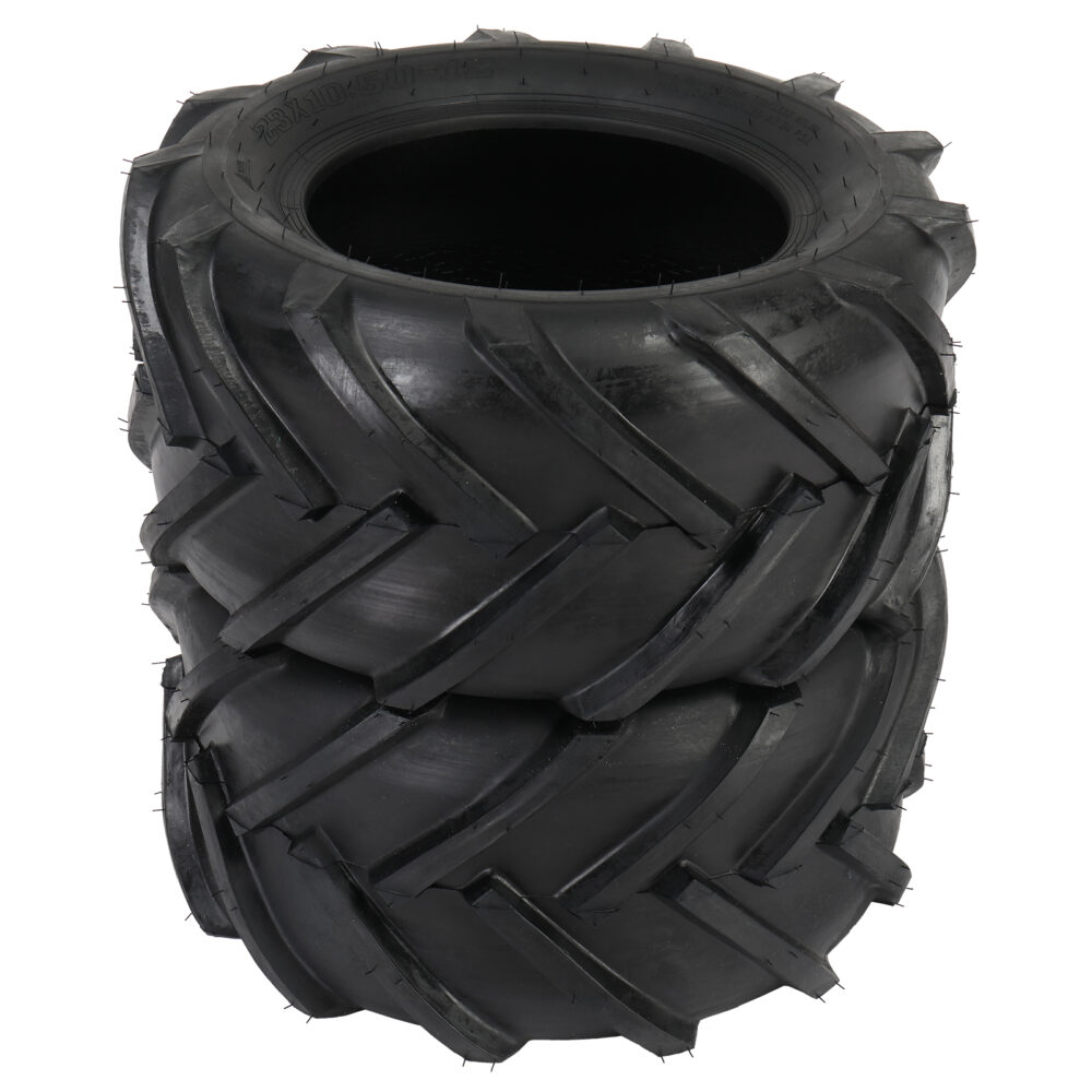 2 Pcs Super Lug 24x12.00-12 24X12.00X12 Lawn Tractor Tires Very Wide 6 Ply Rated #JL06-09971716