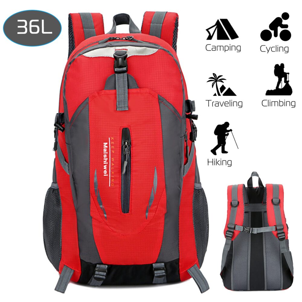 Hiking Daypack,36L Outdoor Backpack Waterproof Daypack Travel Knapsack Water Resistant Lightweight Packable Backpack for Travel Camping Outdoor #SY-78023479 - Image 2