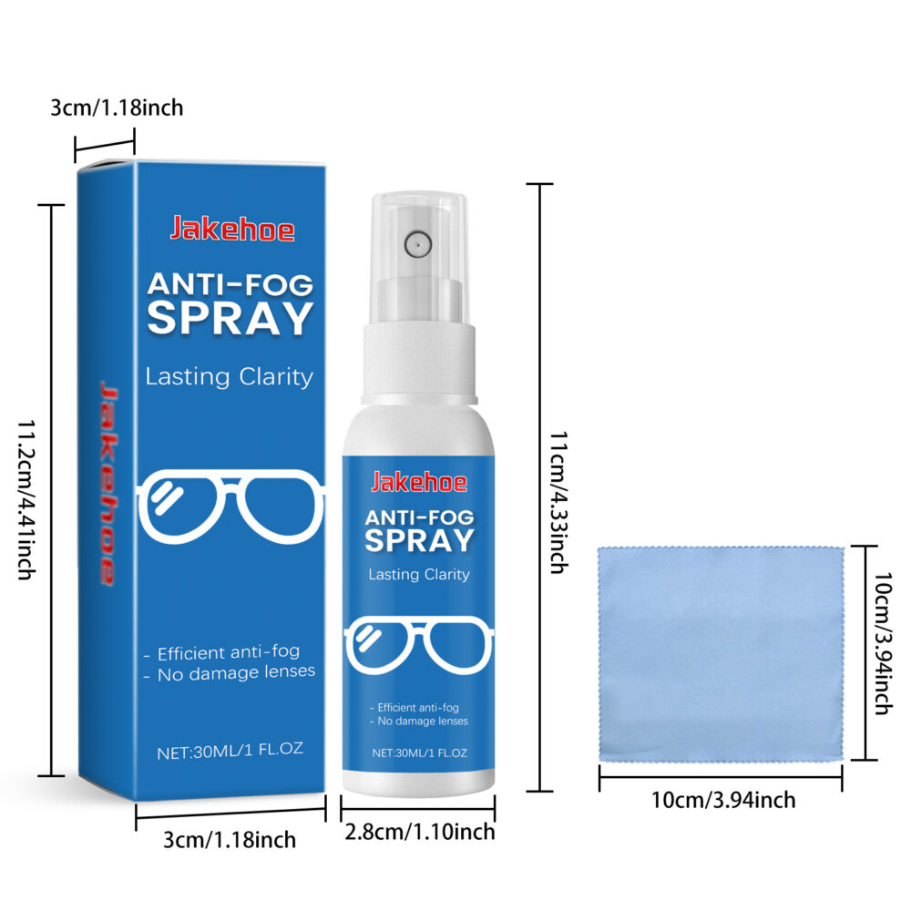 Glasses anti-fog cleaning spray Glasses anti-fog clear vision cleaning lens maintenance spray #JL04-JHC09-A015-1-BU1 - Image 2