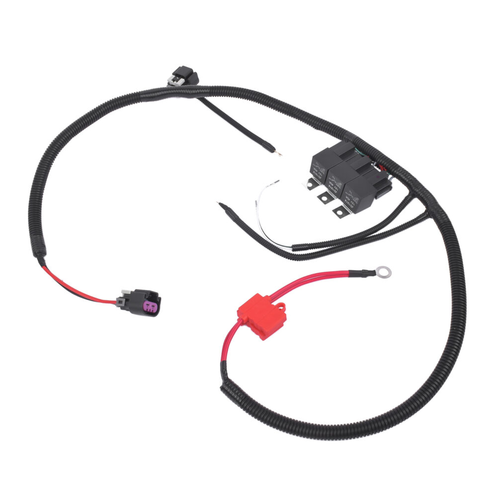 Dual Electric Fan Upgrade Wiring Harness For 1999–2006 ECU Control GM Silverado #JL06-80332619 - Image 2