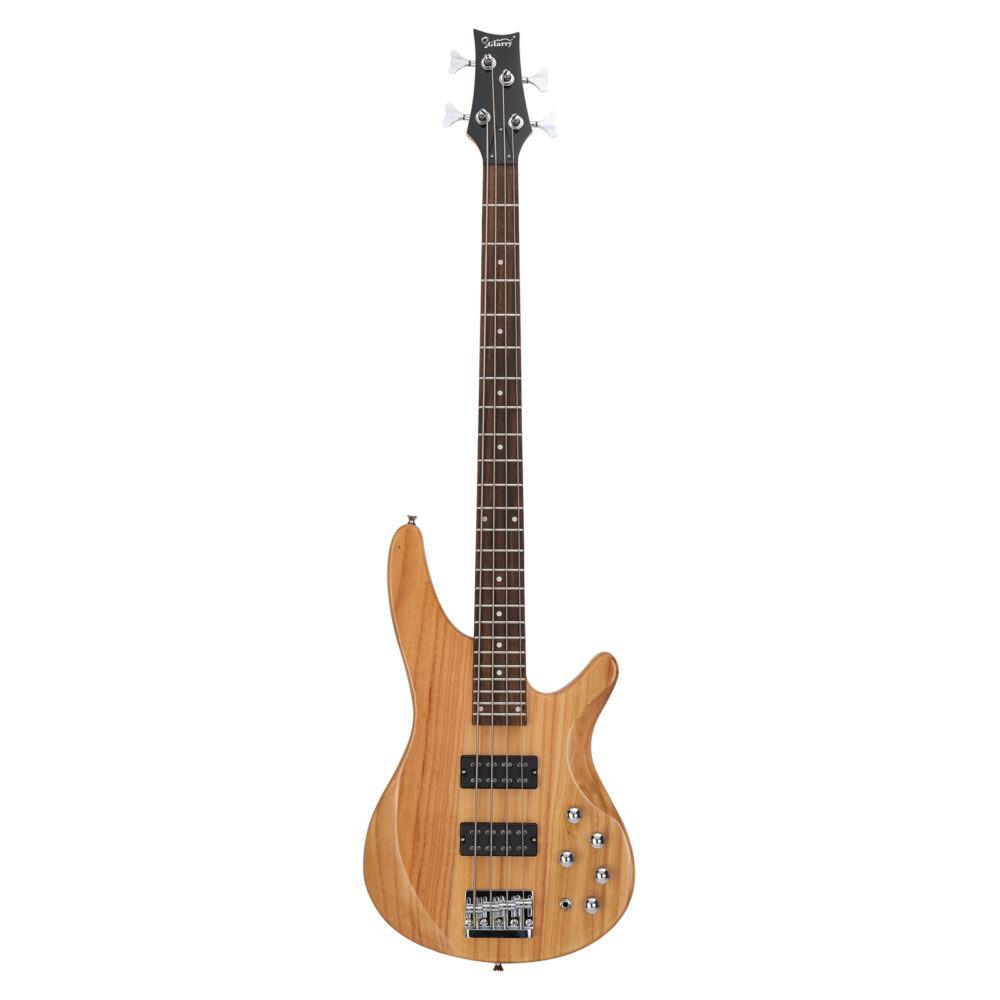 Glarry 44 Inch GIB 4 String H-H Pickup Laurel Wood Fingerboard Electric Bass Guitar with Bag and other Accessories Burlywood #JL06-51845818