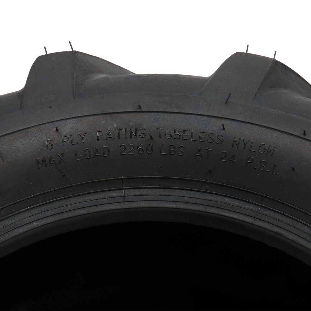 2 Pcs Super Lug 24x12.00-12 24X12.00X12 Lawn Tractor Tires Very Wide 6 Ply Rated #JL06-09971716 - Image 2