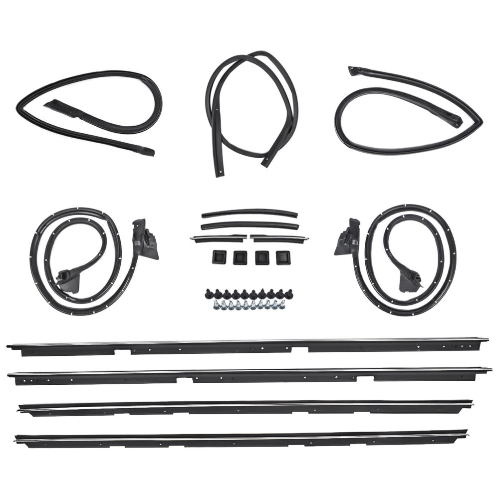 17Pcs Door Tailgate Weatherstripping Seal Kit For Chevy El Camino GMC Caballero 1978-1987 2135478 #JL06-89836068 - Image 4