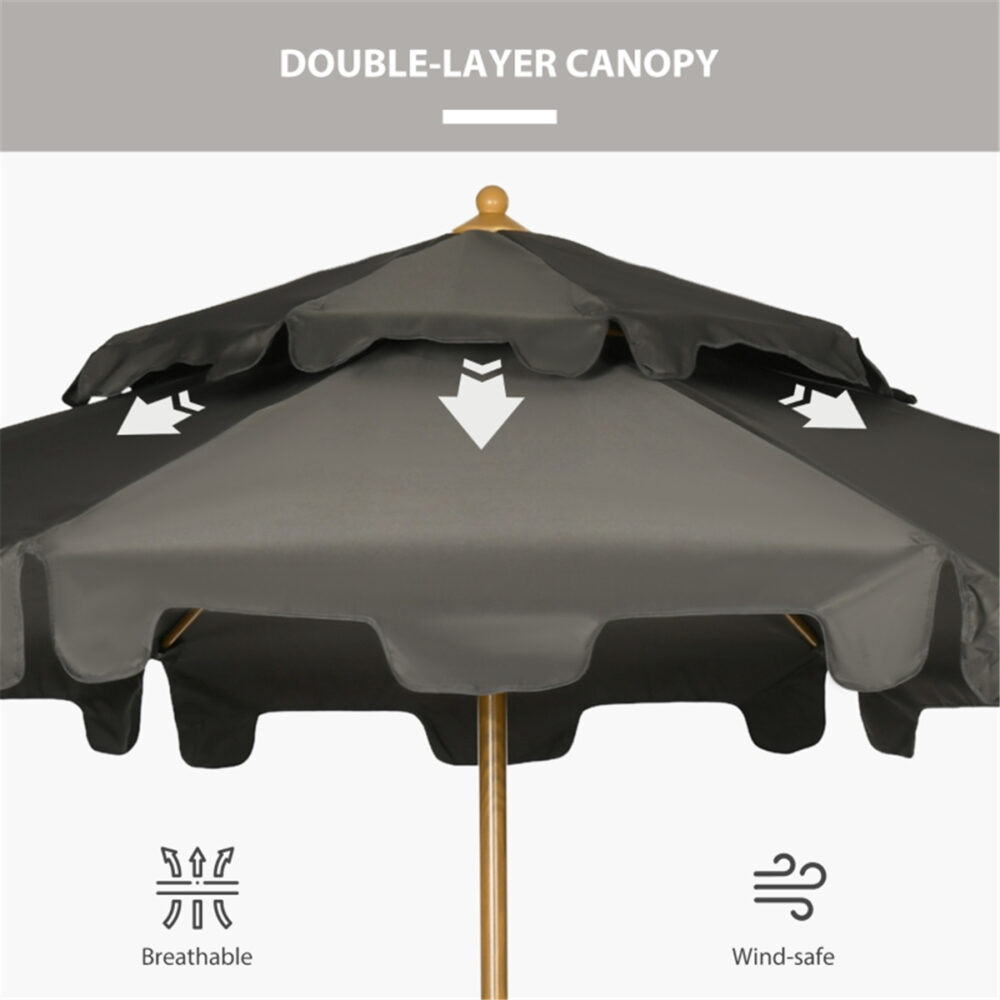 Outdoor beach umbrella/Sun Umbrella #SY-74859374 - Image 2