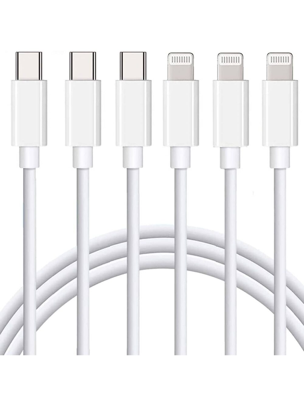 USB C To Lightning Cable Apple MFi Certified 3Pack 6FT IPhone Fast Charger Power Delivery Type Charging Cord Compatible With 15 14 13 Pro Max 12 11 XS XR X 8 IPad #JL06-14684880