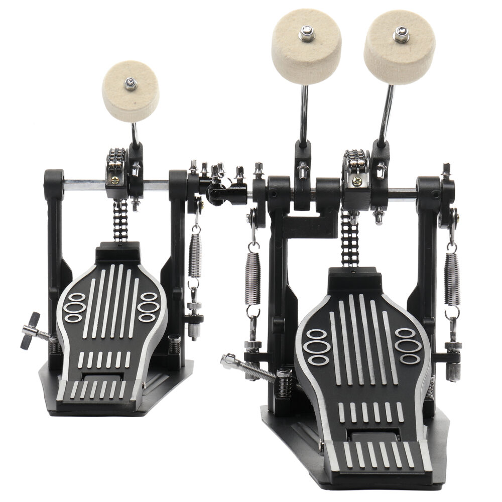 Wool Felt Hammer Double Drum Pedal Professional Double Bass Drum Pedal Black #JL06-99363475 - Image 5