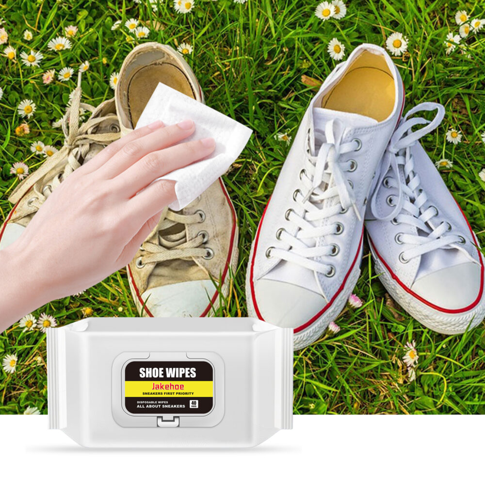 Sneaker wipes small white shoes clean stains yellow shoe edge decontamination wash free bright white clean #JL04-JHC04-A012-40-WH1 - Image 5