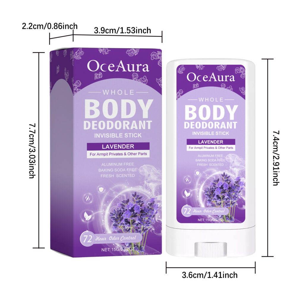 Lavender Body Deodorant Stick Fresh Body Deodorant Deodorant Deodorant Deodorant deodorant armpit odor Fragrant deodorant stick #JL04-OCA06-A017-15-VT1 - Image 2