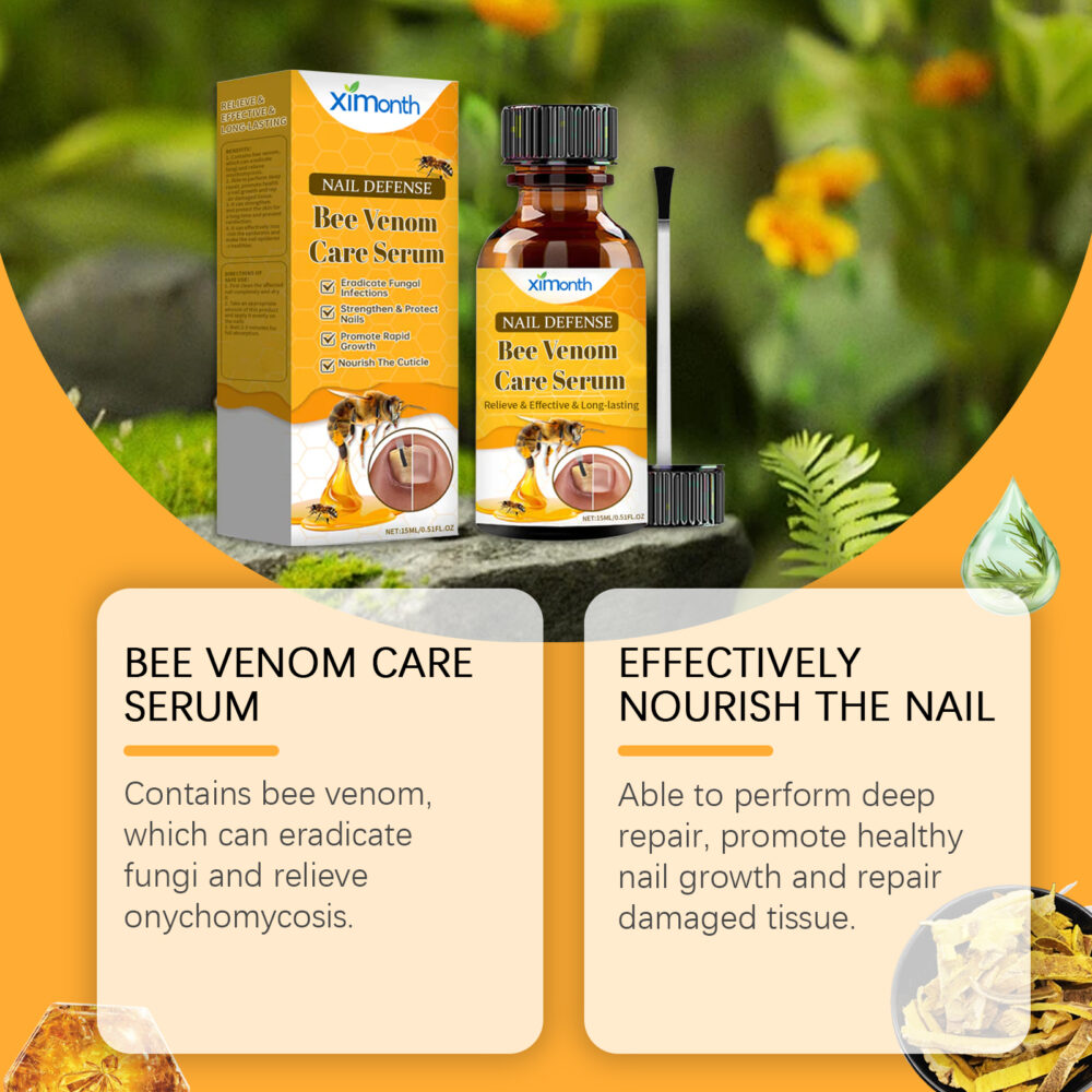 Bee Venom Gray Nail Care Solution Hand and Foot gray Nail cleaning, Repairing, softening and brightening nutritional care solution #JL04-XIB05-A038-15-YE1 - Image 13