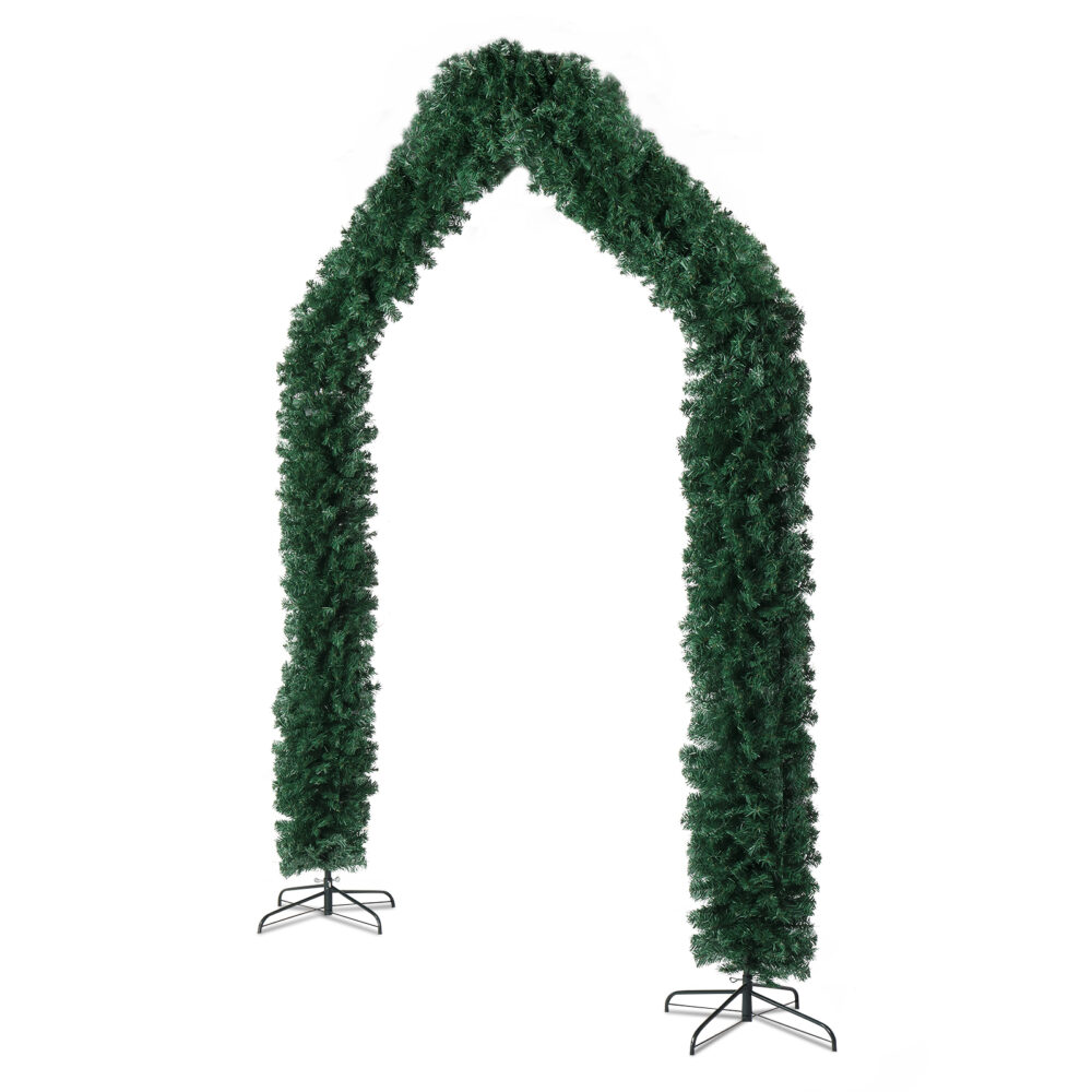 240*40*260cm 1860 Branches PVC Christmas Arch Holiday Arch Decoration Green #SY-08997498 - Image 11