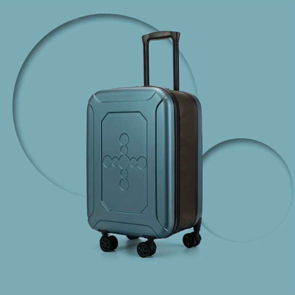 20'' Carry on Luggage, Folding Luggage with Space-Saving, Suitcases with Spinner Wheels Brought on Plane Small Lightweight Password Luggage #SY-73322968 - Image 4