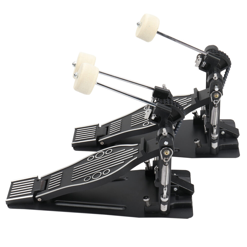 Wool Felt Hammer Double Drum Pedal Professional Double Bass Drum Pedal Black #JL06-99363475 - Image 11