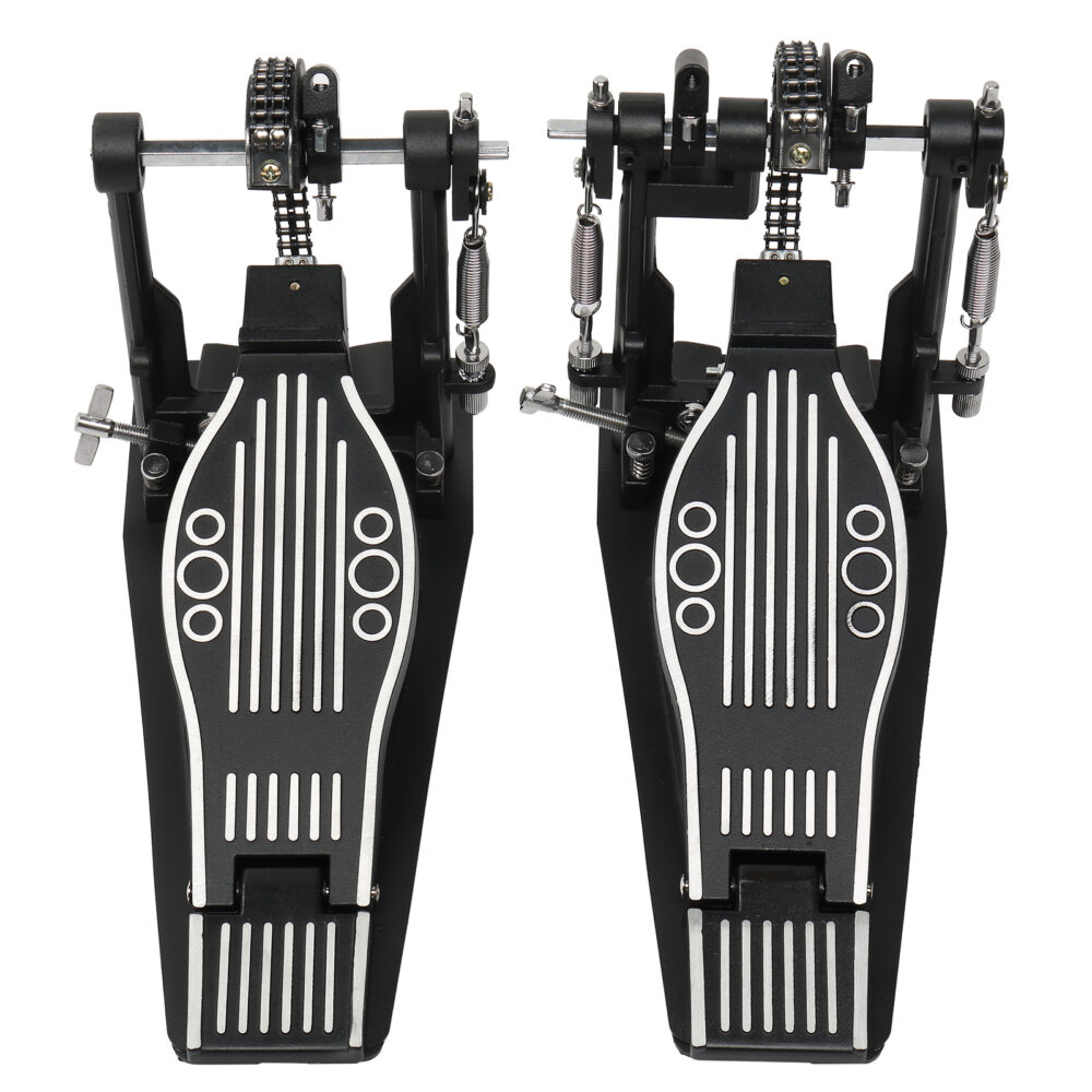 Wool Felt Hammer Double Drum Pedal Professional Double Bass Drum Pedal Black #JL06-99363475 - Image 13