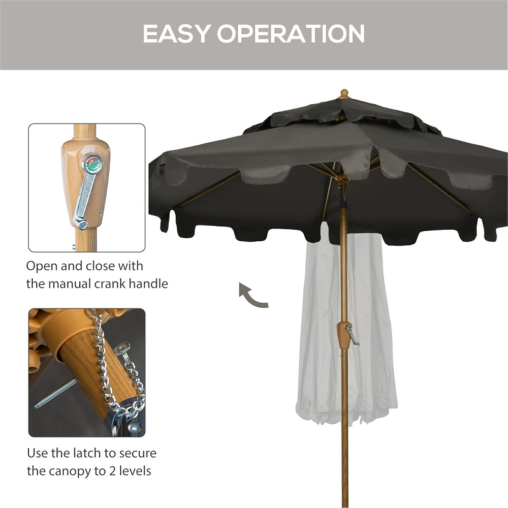 Outdoor beach umbrella/Sun Umbrella #SY-74859374 - Image 7