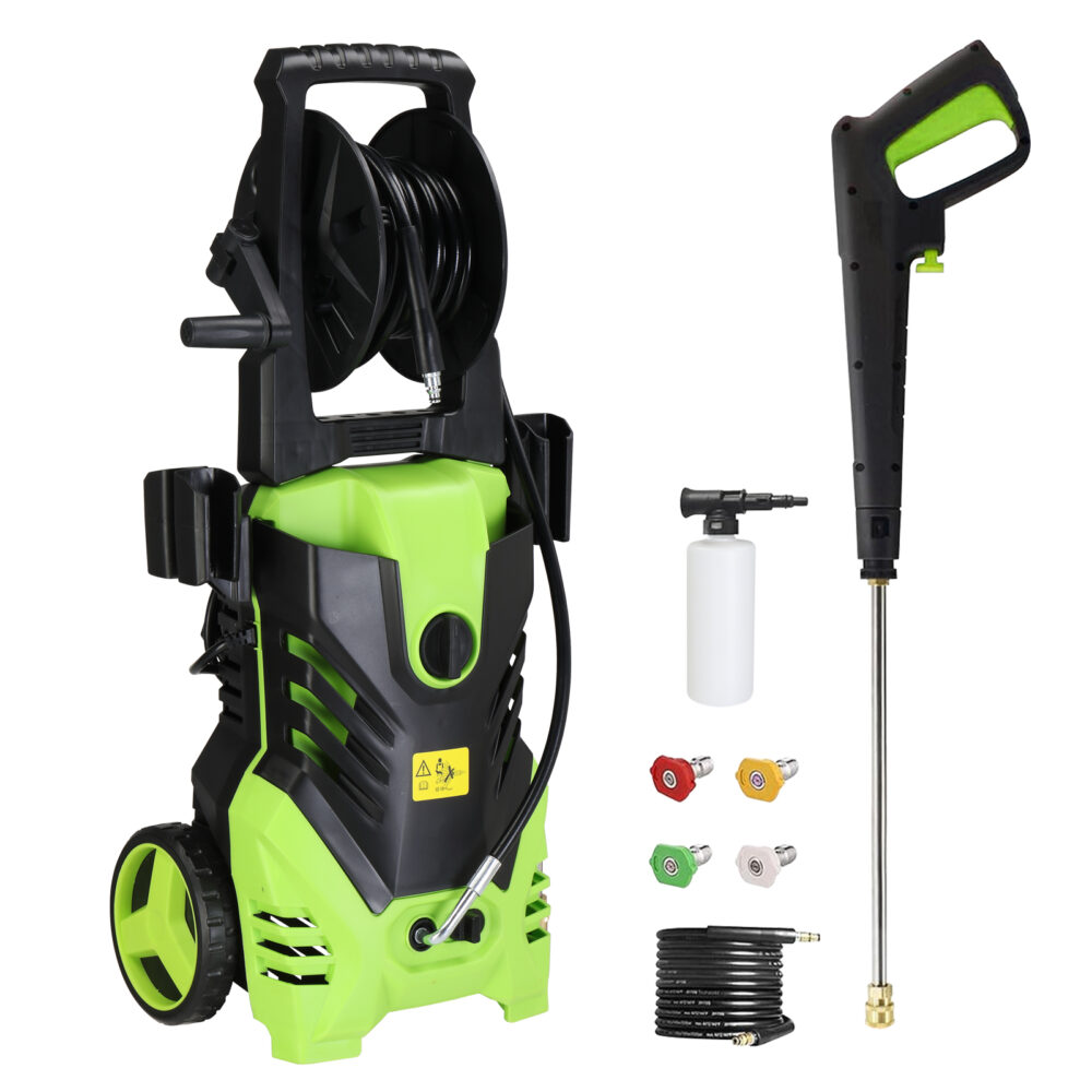 110V,3000PSI 701A 110V,3000PSI,1800W high pressure cleaning machine green #SY-76408036 - Image 8