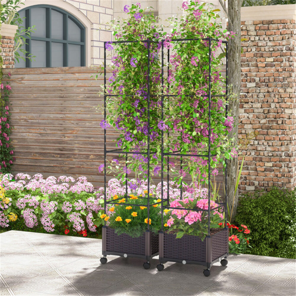 67 inch garden bed with trellis #SY-34237101 - Image 9