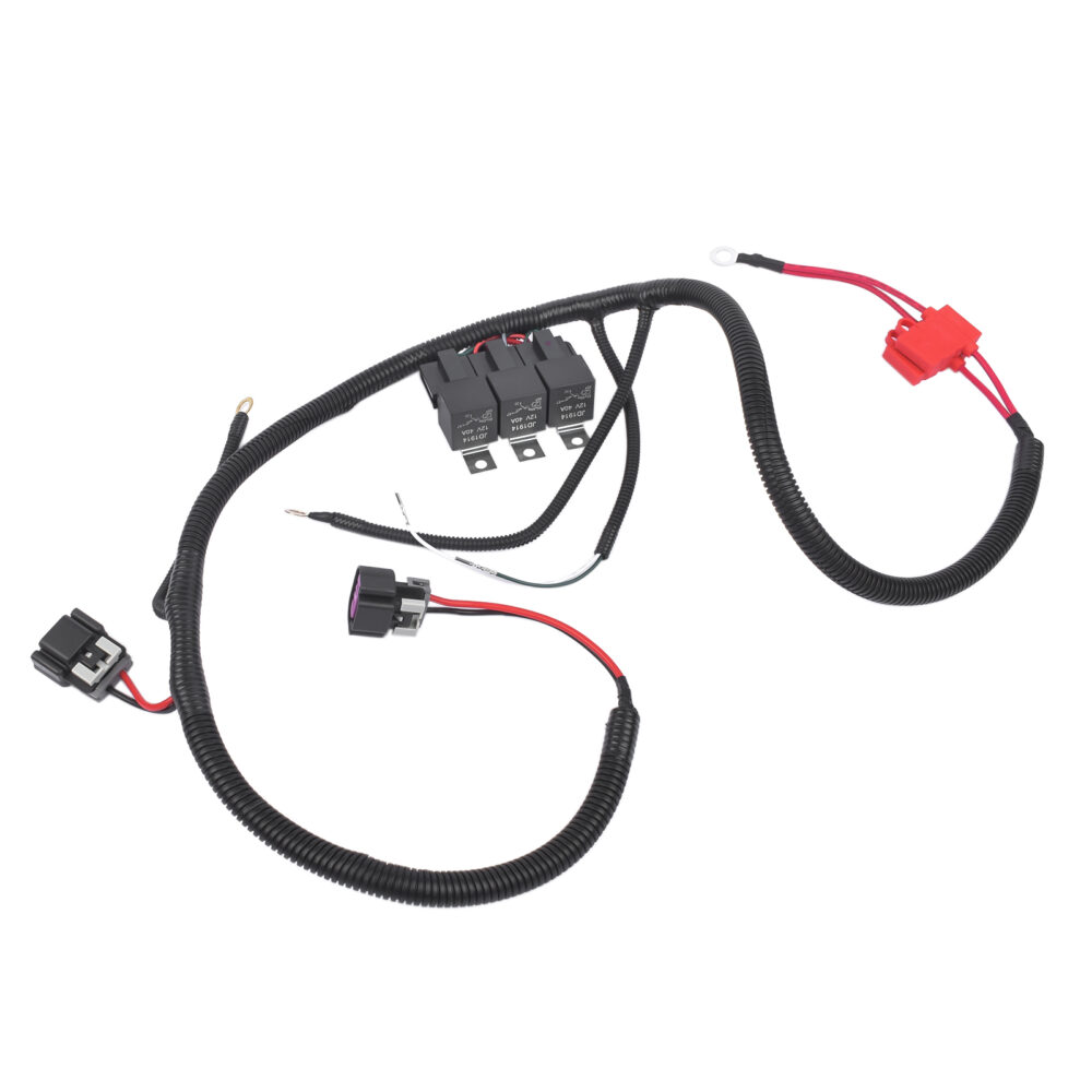 Dual Electric Fan Upgrade Wiring Harness For 1999–2006 ECU Control GM Silverado #JL06-80332619 - Image 7