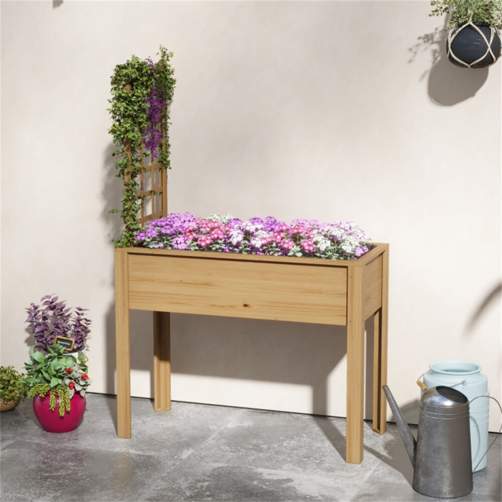 Wooden Planter、Flower shelf,Wood Planter Box #SY-60238027