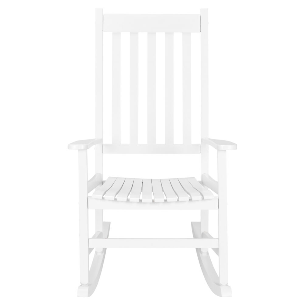 68.5*86*115CM Square Wooden Rocking Chair White #JL06-33661004 - Image 18