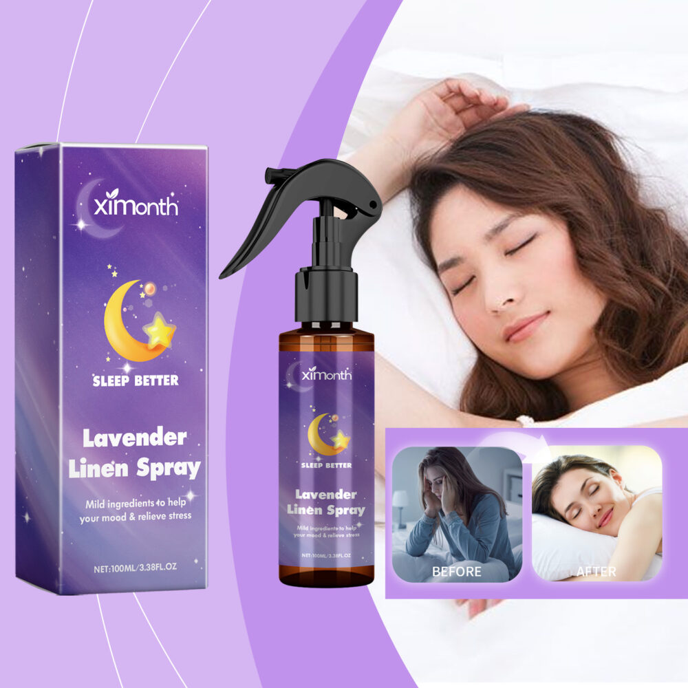 Lavender Essential Oil Sleep Spray Pamper to help you fall asleep quickly and relieve fatigue #JL04-XIB07-A056-100-VT1