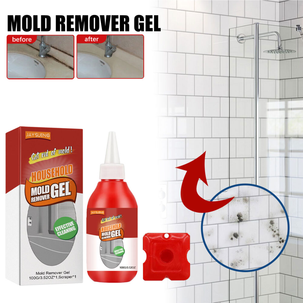 Mildew Remover gel Powerful mildew remover for household bathroom wall tile floor stain cleaner #WM-qjqw008-100g