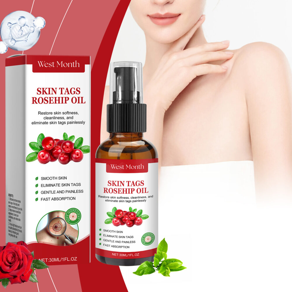 Rosehip Seed Wart Essence Oil lightened skin Flesh granules, moisturized and repaired smooth skin #WM-WEA06-A044-30-WH1