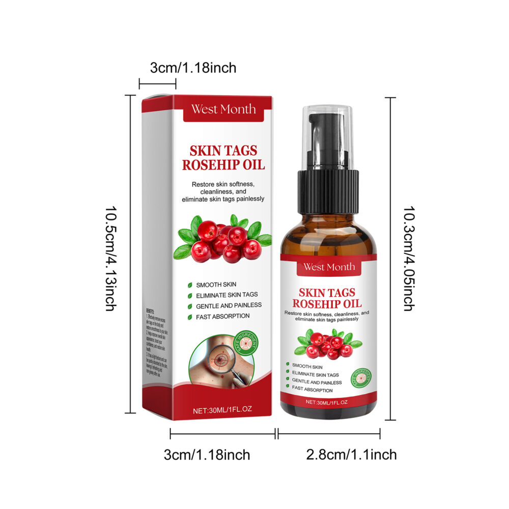 Rosehip Seed Wart Essence Oil lightened skin Flesh granules, moisturized and repaired smooth skin #WM-WEA06-A044-30-WH1 - Image 2