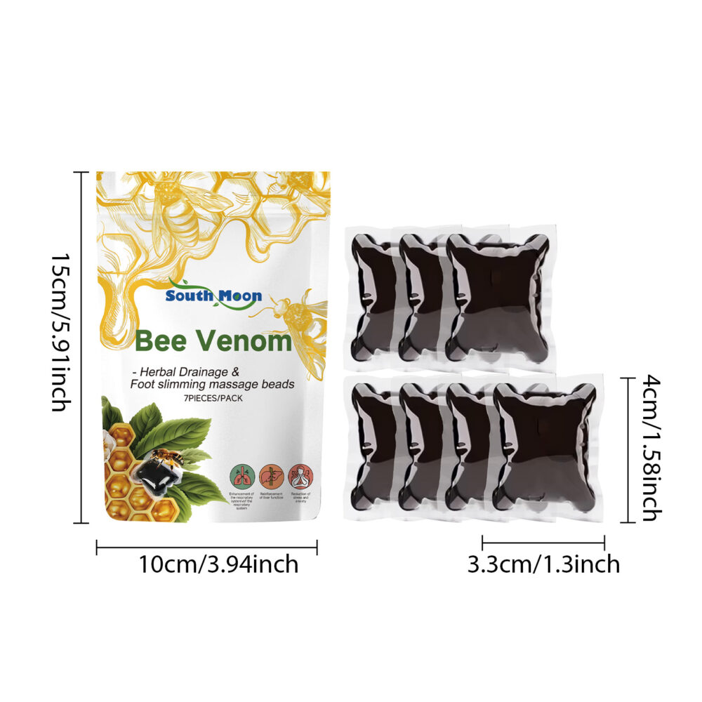 Bee Venom Body Shaping Foot Foam beads Foot moisturizing firming arms belly show curves beauty body #JL04-SOA06-A220-7-WH1 - Image 2