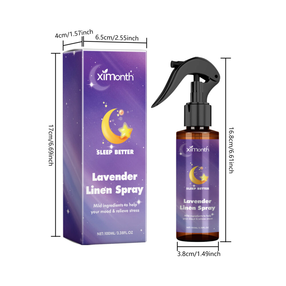 Lavender Essential Oil Sleep Spray Pamper to help you fall asleep quickly and relieve fatigue #JL04-XIB07-A056-100-VT1 - Image 2